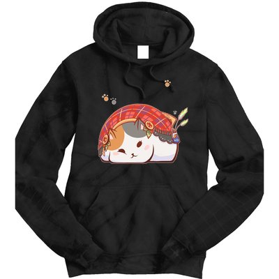 FF14 Fat Lazy Cat Tie Dye Hoodie