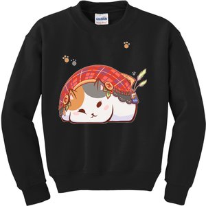 FF14 Fat Lazy Cat Kids Sweatshirt