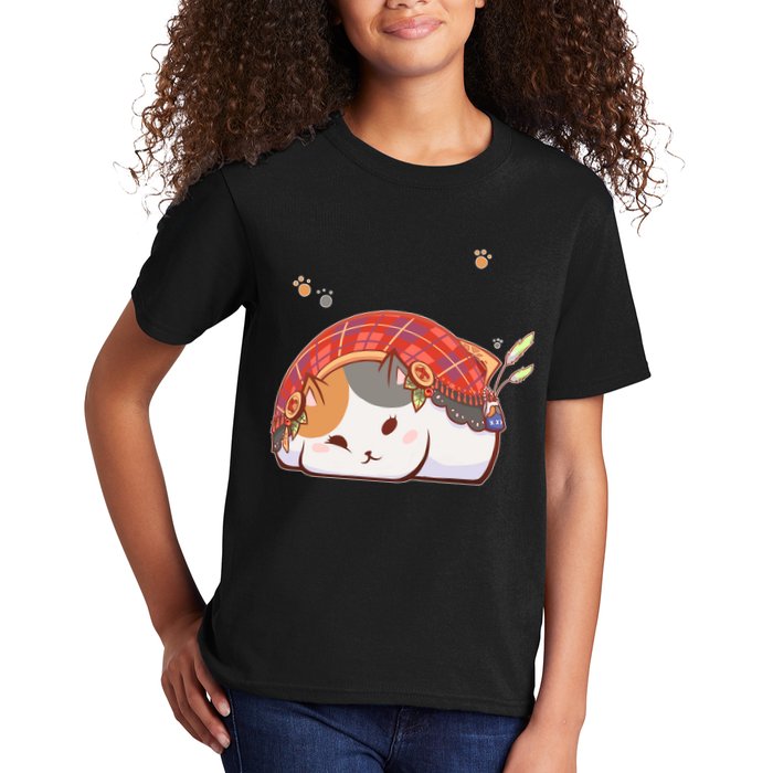 FF14 Fat Lazy Cat Kids T-Shirt
