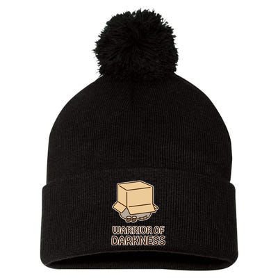 FF14 Warrior Of Darkness Pom Pom 12in Knit Beanie