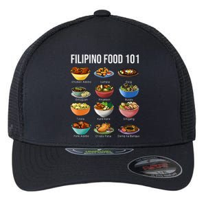 Filipino Food 101 Popular Pinoy Food Funny Cool Filipino Flexfit Unipanel Trucker Cap