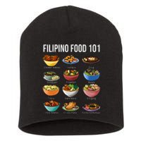 Filipino Food 101 Popular Pinoy Food Funny Cool Filipino Short Acrylic Beanie