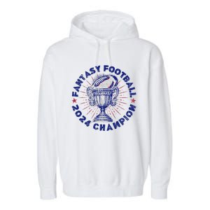 Fantasy Football 2024 Champion Fantasy Football Garment-Dyed Fleece Hoodie