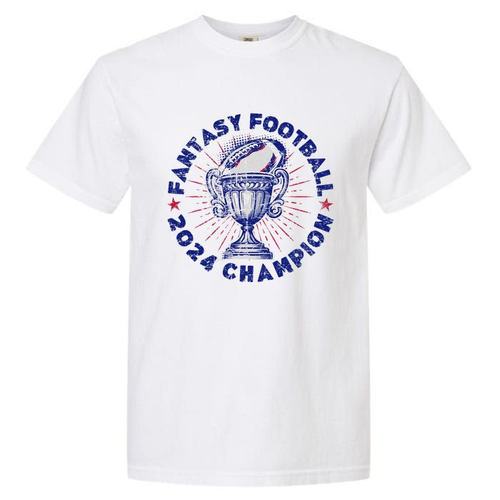 Fantasy Football 2024 Champion Fantasy Football Garment-Dyed Heavyweight T-Shirt