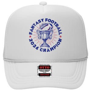 Fantasy Football 2024 Champion Fantasy Football High Crown Mesh Back Trucker Hat