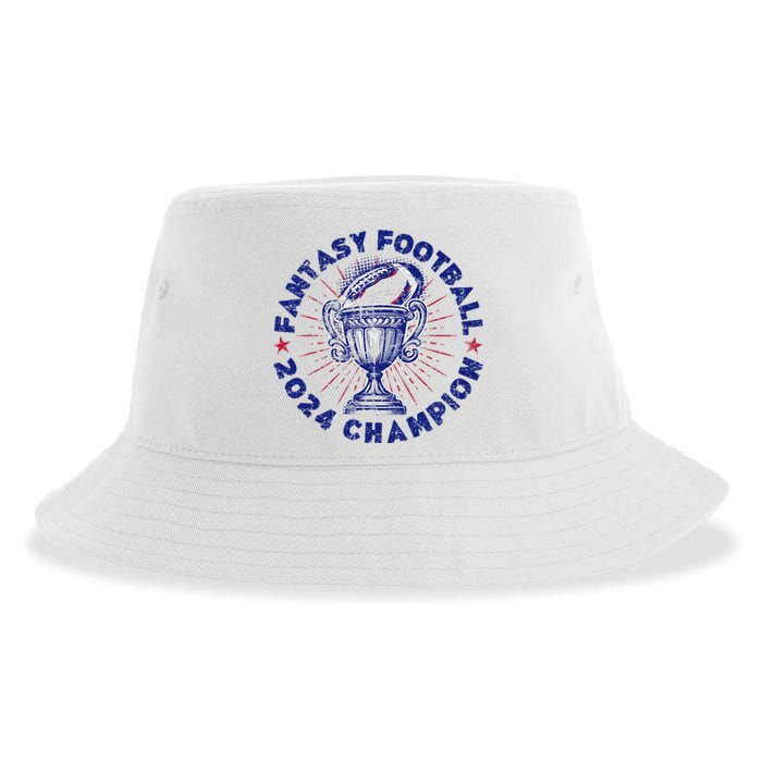 Fantasy Football 2024 Champion Fantasy Football Sustainable Bucket Hat