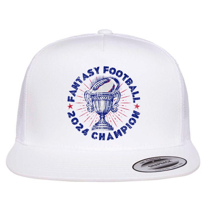 Fantasy Football 2024 Champion Fantasy Football Flat Bill Trucker Hat