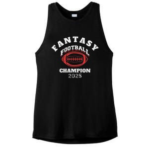 Fantasy Football 2025 Champion Ladies PosiCharge Tri-Blend Wicking Tank