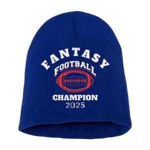 Fantasy Football 2025 Champion Short Acrylic Beanie