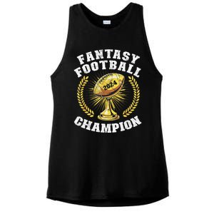 Fantasy Football 2024 Champion Draft Fantasy Football Champ Ladies PosiCharge Tri-Blend Wicking Tank