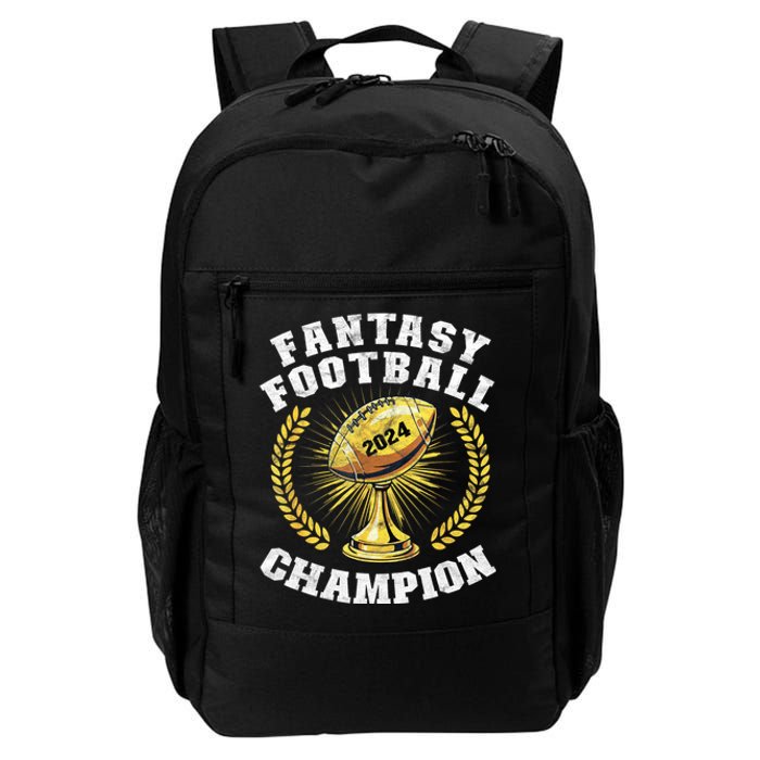 Fantasy Football 2024 Champion Draft Fantasy Football Champ Daily Commute Backpack