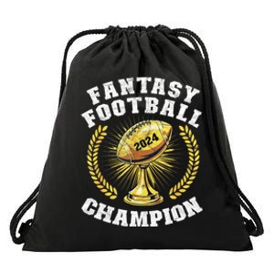 Fantasy Football 2024 Champion Draft Fantasy Football Champ Drawstring Bag