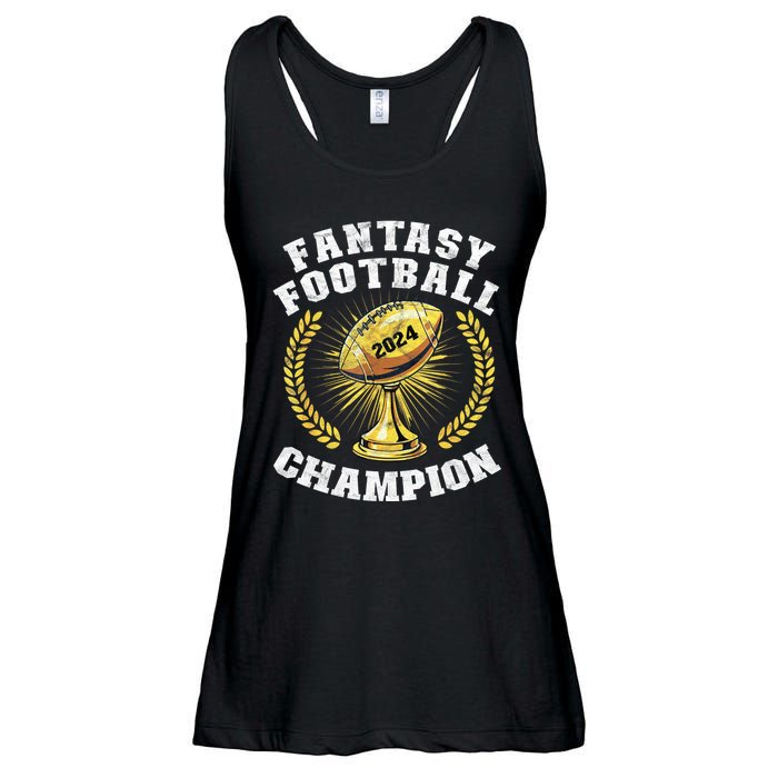 Fantasy Football 2024 Champion Draft Fantasy Football Champ Ladies Essential Flowy Tank