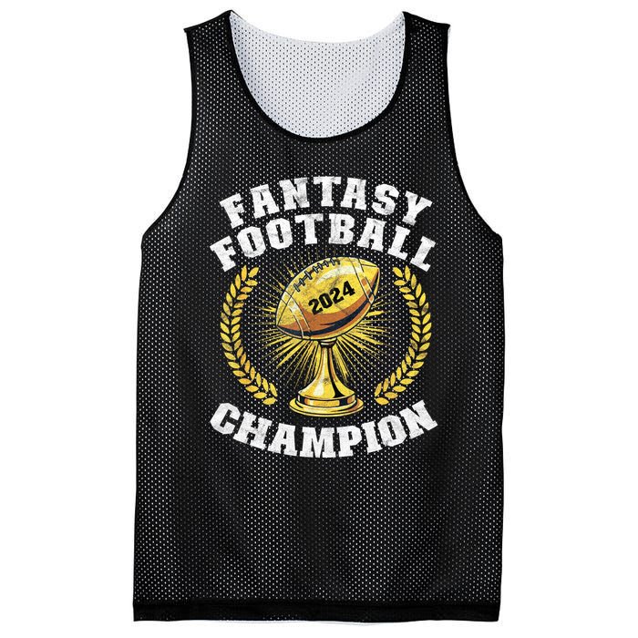 Fantasy Football 2024 Champion Draft Fantasy Football Champ Mesh Reversible Basketball Jersey Tank