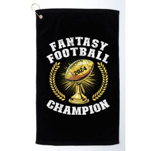 Fantasy Football 2024 Champion Draft Fantasy Football Champ Platinum Collection Golf Towel