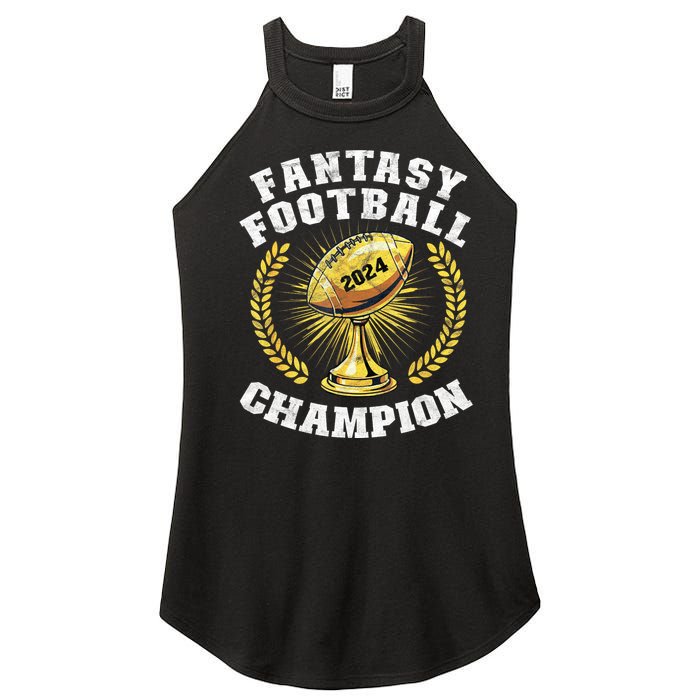 Fantasy Football 2024 Champion Draft Fantasy Football Champ Women's Perfect Tri Rocker Tank