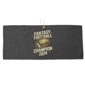 Fantasy Football 2024 Champion Fantasy Football Large Microfiber Waffle Golf Towel