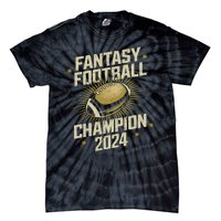 Fantasy Football 2024 Champion Fantasy Football Tie-Dye T-Shirt