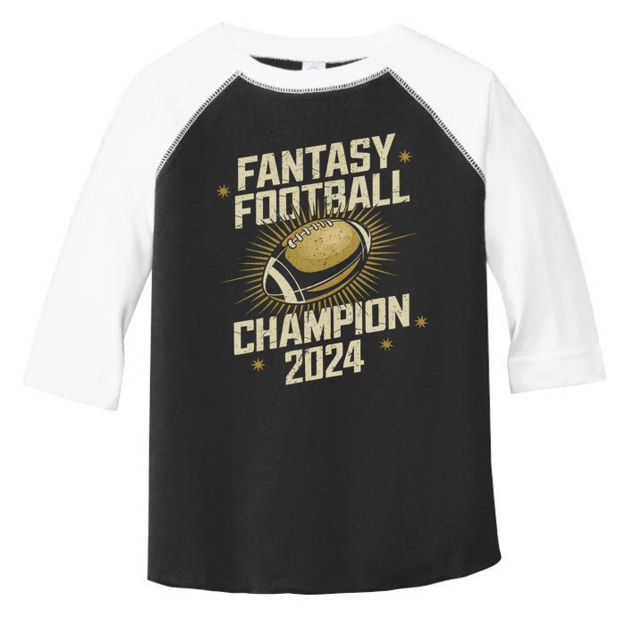 Fantasy Football 2024 Champion Fantasy Football Toddler Fine Jersey T-Shirt