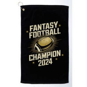 Fantasy Football 2024 Champion Fantasy Football Platinum Collection Golf Towel