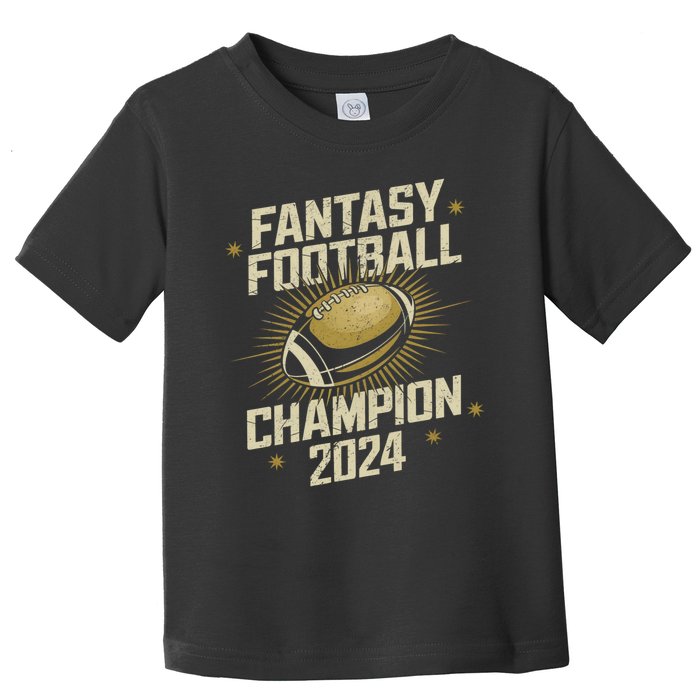 Fantasy Football 2024 Champion Fantasy Football Toddler T-Shirt