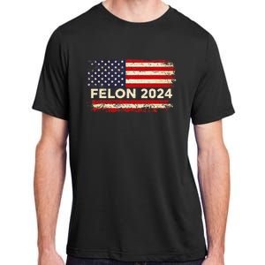 Felon24 Felon 2024 Convicted Felon Funny Pro Trump 2024 Adult ChromaSoft Performance T-Shirt