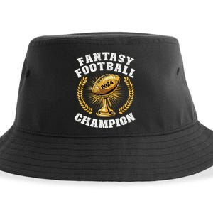 Fantasy Football 2024 Champion Draft Fantasy Football Champ Sustainable Bucket Hat