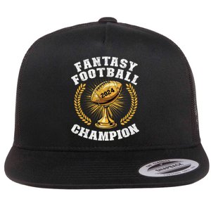 Fantasy Football 2024 Champion Draft Fantasy Football Champ Flat Bill Trucker Hat