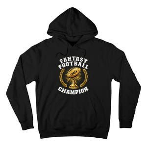 Fantasy Football 2024 Champion Draft Fantasy Football Champ Tall Hoodie