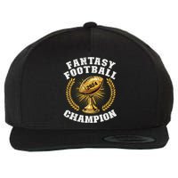 Fantasy Football 2024 Champion Draft Fantasy Football Champ Wool Snapback Cap