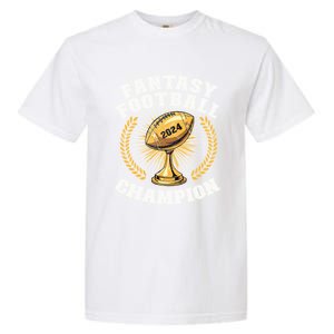 Fantasy Football 2024 Champion Draft Fantasy Football Champ Garment-Dyed Heavyweight T-Shirt