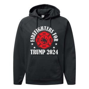 Firefighters For 2024 Emblem Performance Fleece Hoodie