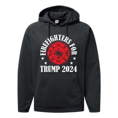 Firefighters For 2024 Emblem Performance Fleece Hoodie