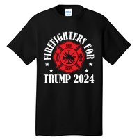 Firefighters For 2024 Emblem Tall T-Shirt