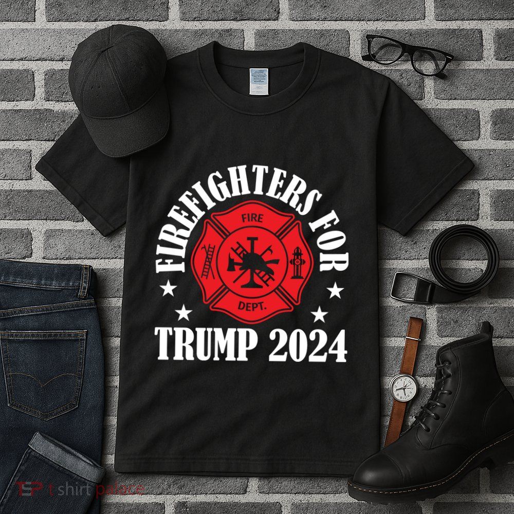 Firefighters For 2024 Emblem Tall T-Shirt