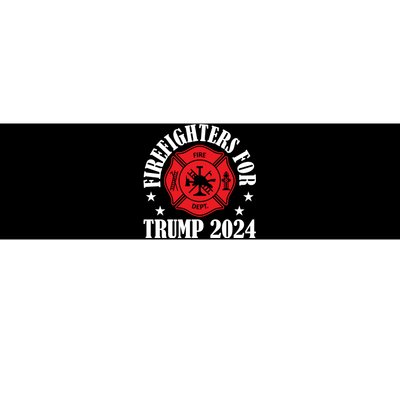 Firefighters For 2024 Emblem Bumper Sticker