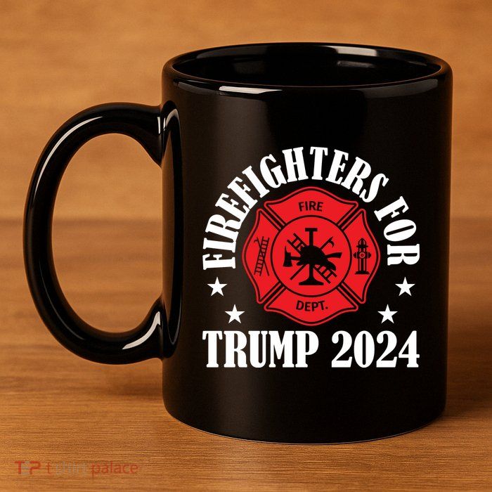 Firefighters For 2024 Emblem 11oz C Handle Ceramic Mug