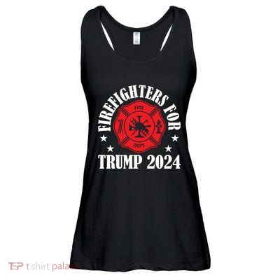 Firefighters For 2024 Emblem Ladies Essential Flowy Tank