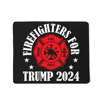 Firefighters For 2024 Emblem Mousepad