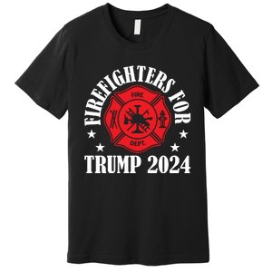 Firefighters For 2024 Emblem Premium T-Shirt