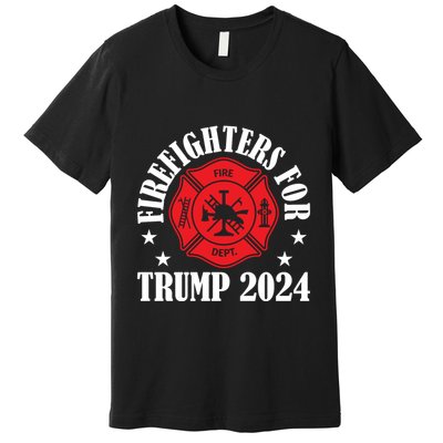 Firefighters For 2024 Emblem Premium T-Shirt
