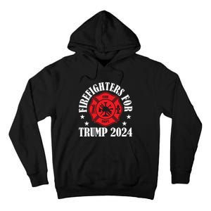 Firefighters For 2024 Emblem Tall Hoodie