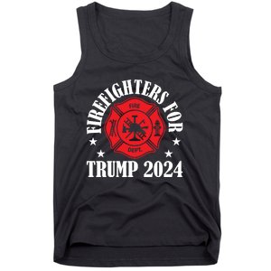 Firefighters For 2024 Emblem Tank Top