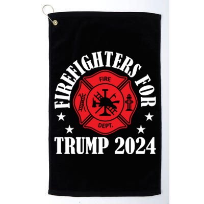 Firefighters For 2024 Emblem Platinum Collection Golf Towel