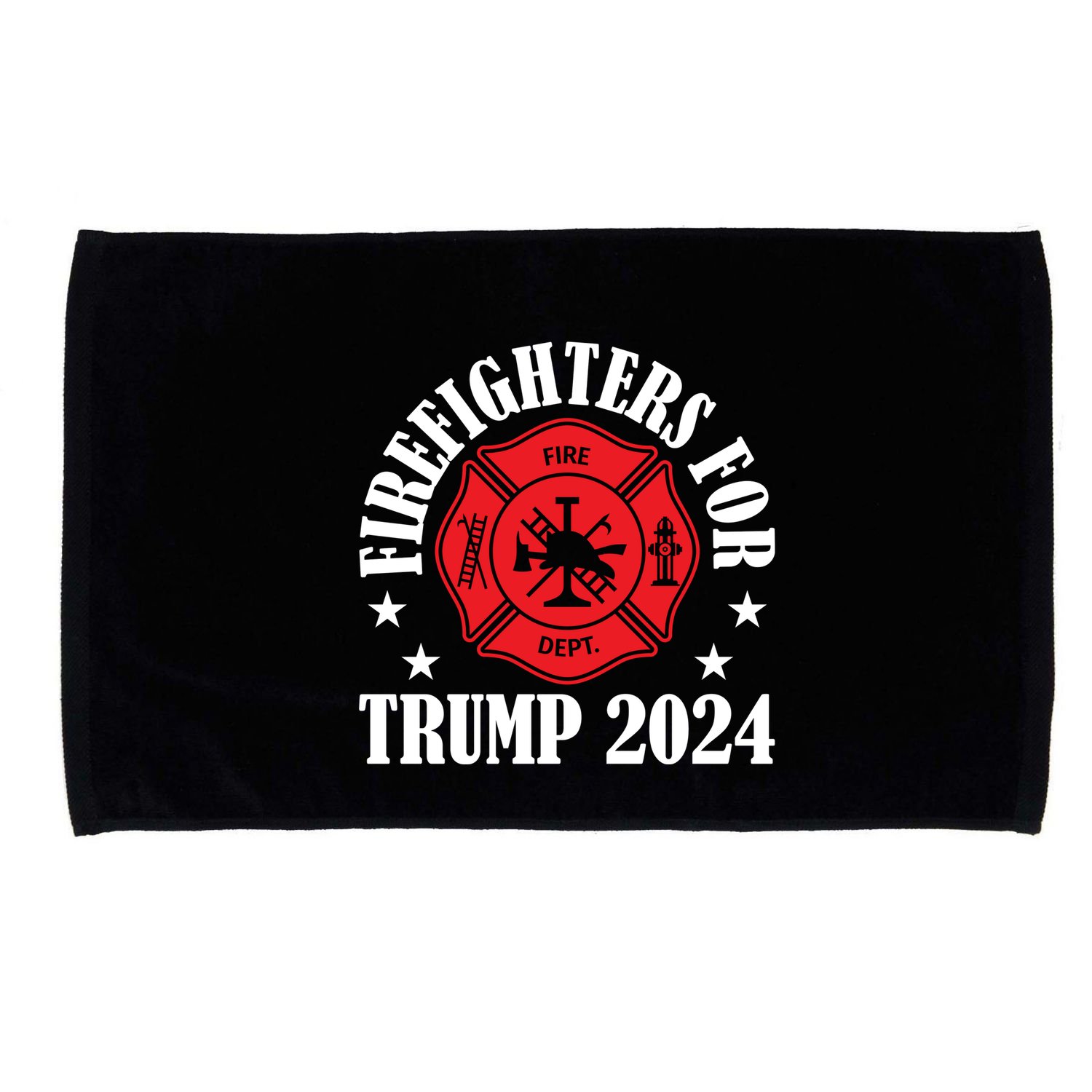 Firefighters For 2024 Emblem Microfiber Hand Towel