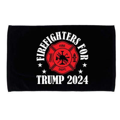 Firefighters For 2024 Emblem Microfiber Hand Towel