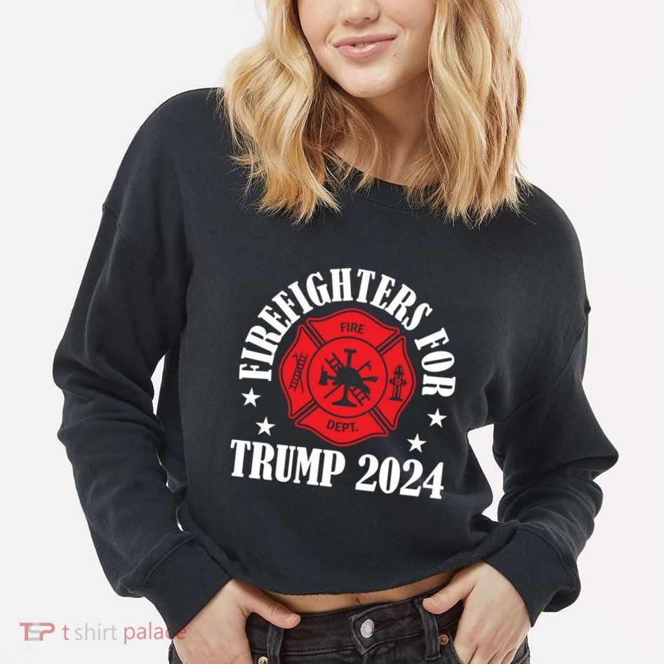 Firefighters For 2024 Emblem Cropped Pullover Crew
