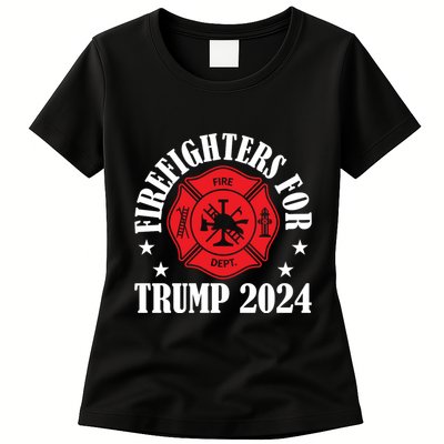Firefighters For 2024 Emblem Womens T-Shirt