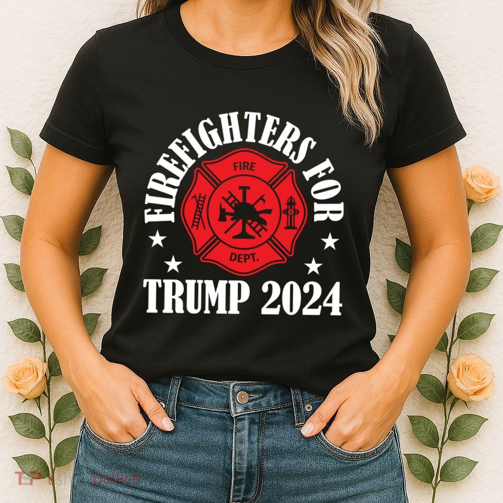 Firefighters For 2024 Emblem Womens T-Shirt