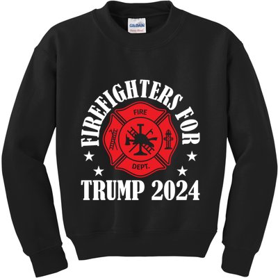 Firefighters For 2024 Emblem Kids Sweatshirt